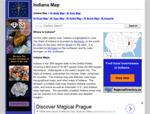 Tablet Screenshot of indiana-map.org